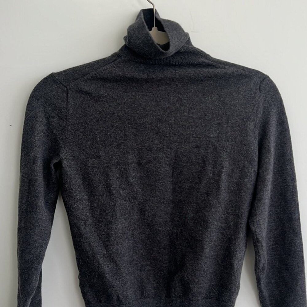 JCrew Pull Over Turtleneck Sweater Black, Size Small
